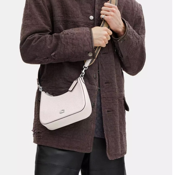 NWT Coach White Leather Hobo Crossbody Shoulder bag - Picture 3 of 13